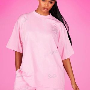 Barbie rhinestone T-shirt💖🎀👛👙